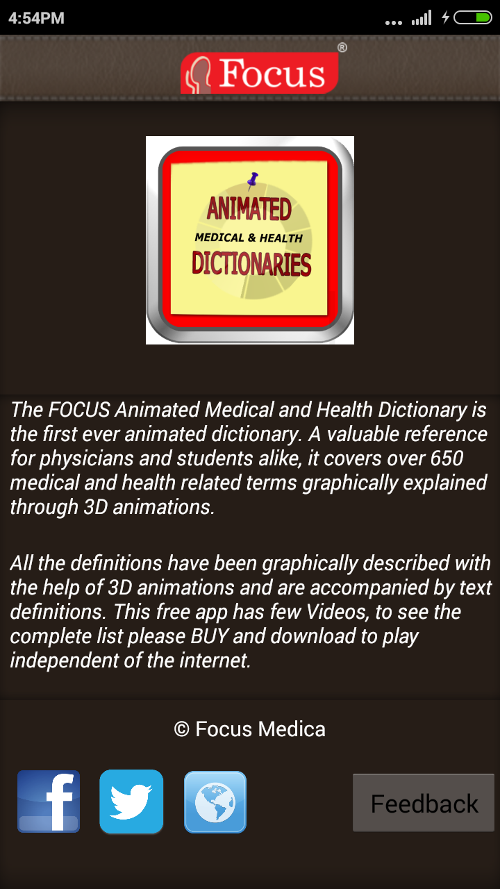 اسکرین شات 5 برنامه Animated Medical Dictionary