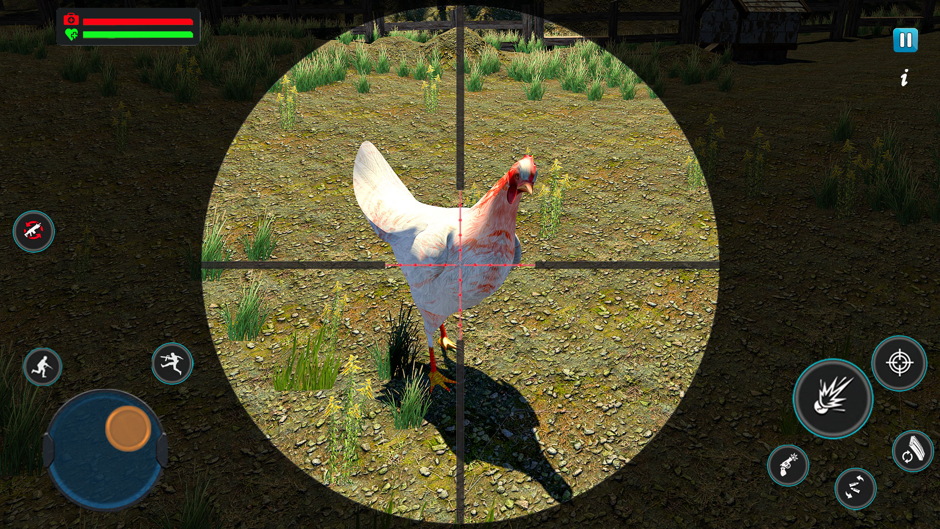 اسکرین شات 3 بازی FPS Chicken Shoot Offline Game
