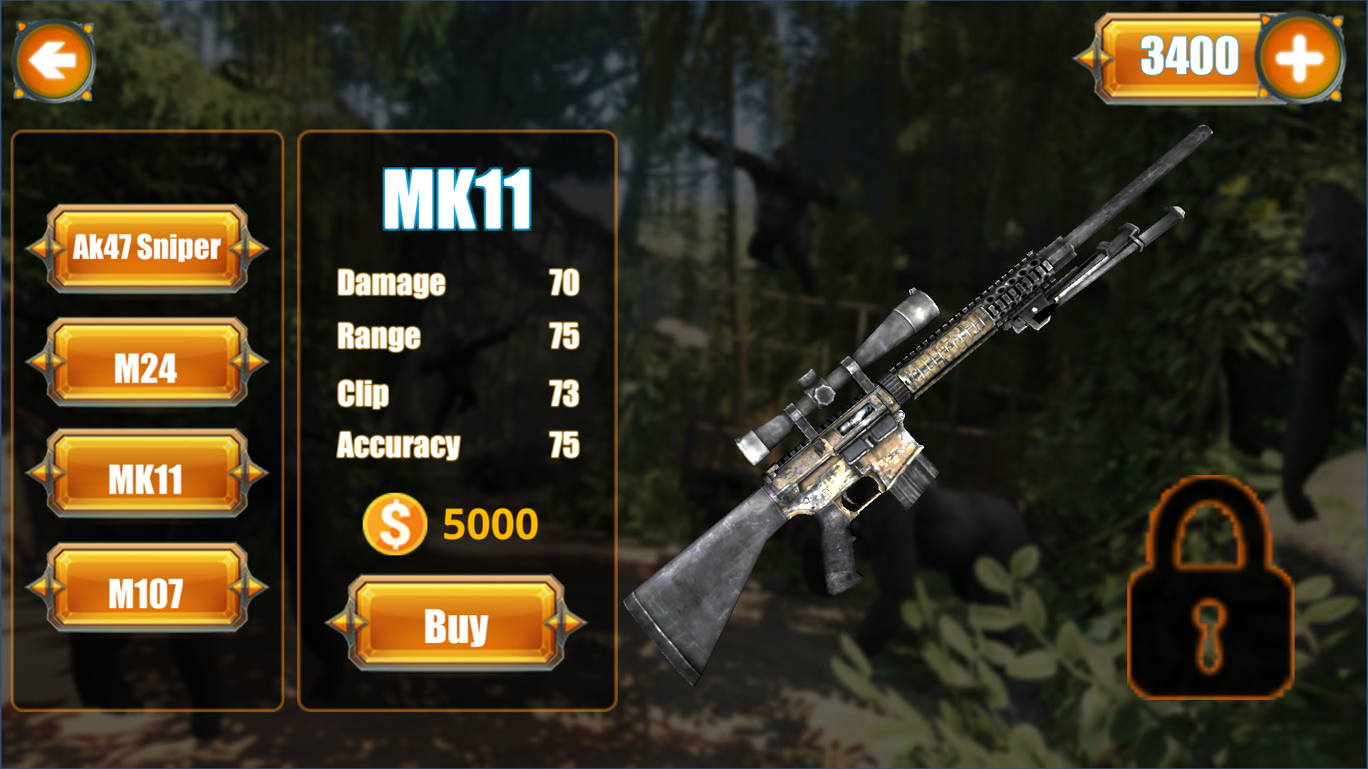 اسکرین شات 6 بازی Gorilla Hunter: Hunting games