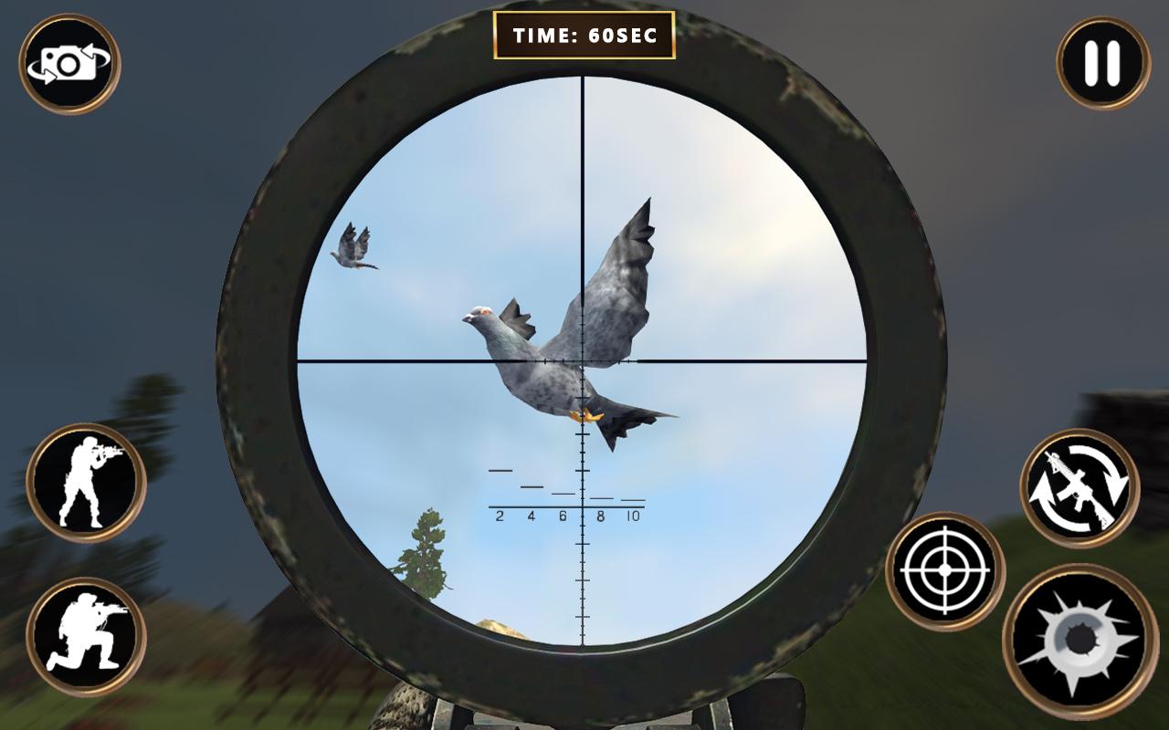 اسکرین شات 1 بازی Pigeon Hunting & Shooting Game