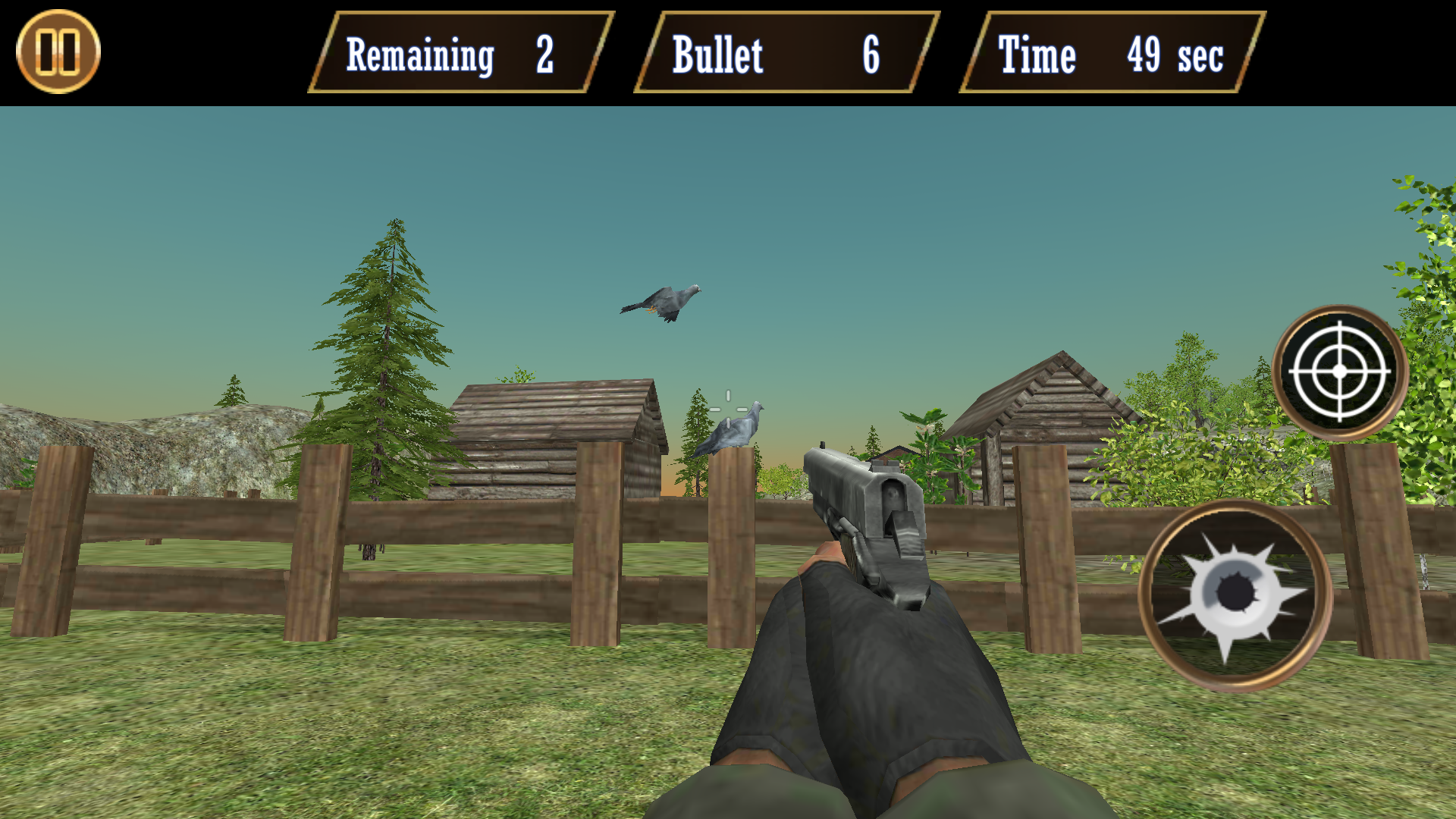 اسکرین شات 2 بازی Pigeon Hunting & Shooting Game