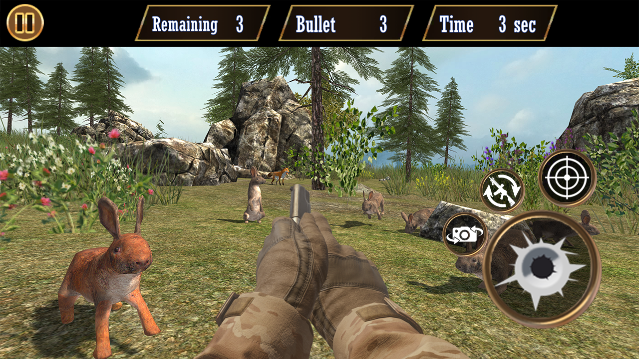 اسکرین شات 1 بازی Rabbit Shooting - Wild Hunting