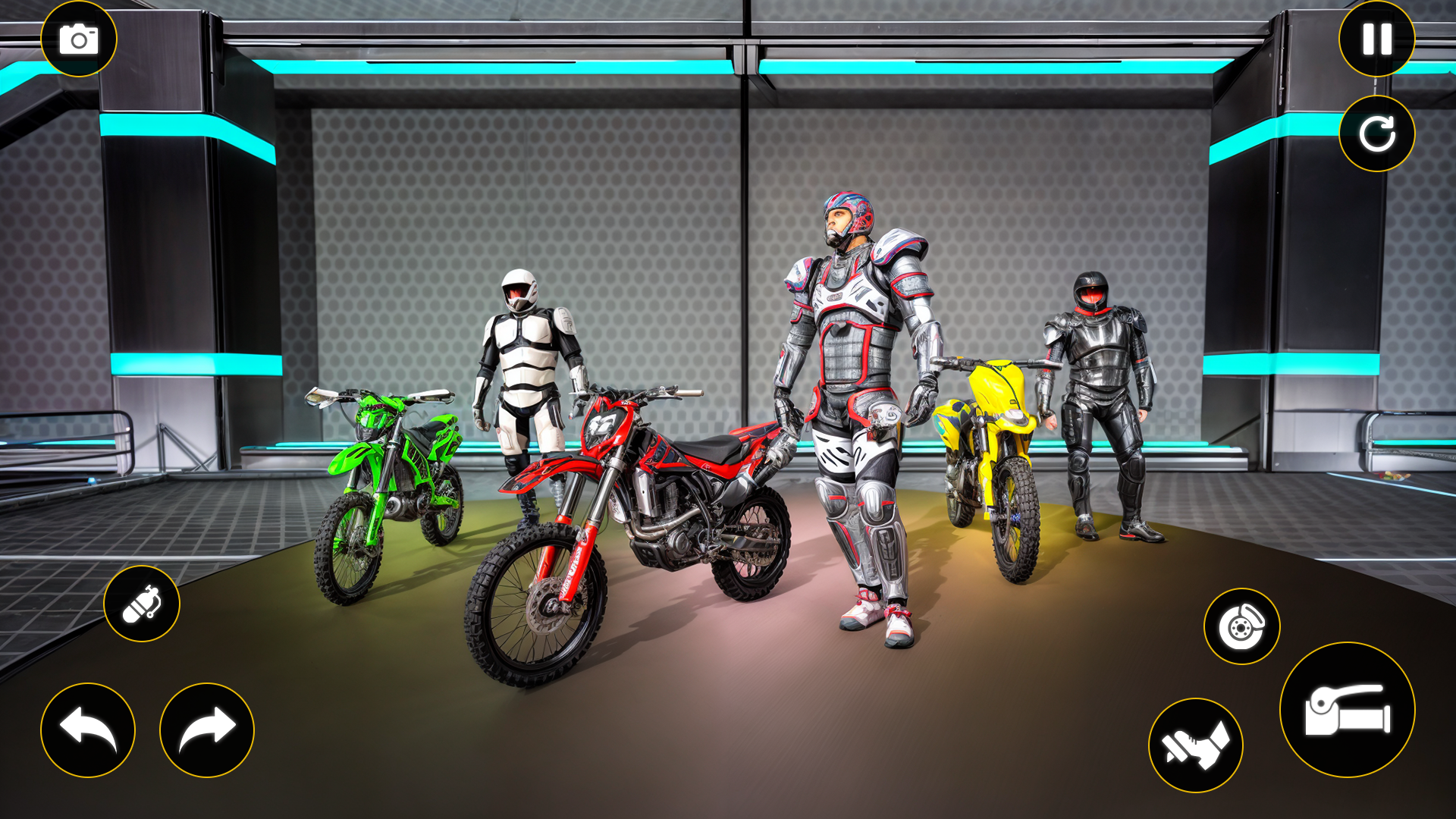 اسکرین شات 4 برنامه Motocross Dirt Bike Racing 3D