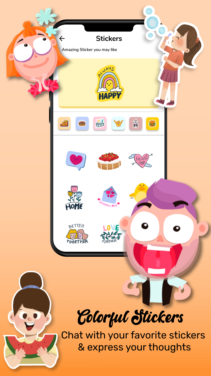 اسکرین شات 3 برنامه GIF Keyboard Theme-Cool Font