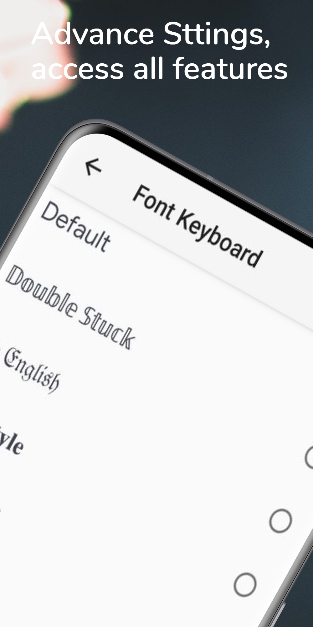 اسکرین شات 5 برنامه Fonts Keyboard - Fancy Text