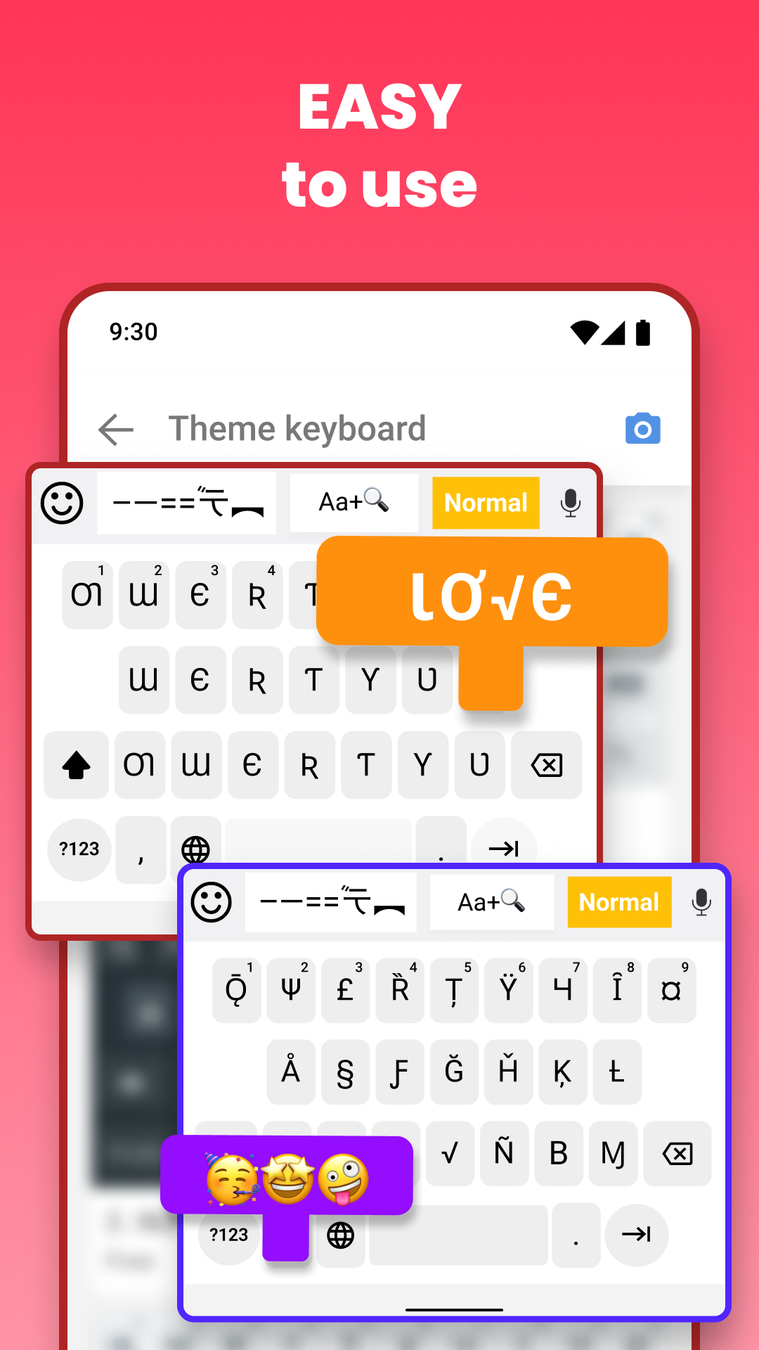 اسکرین شات 4 برنامه Fonts Keyboard - Fonts & Emoji