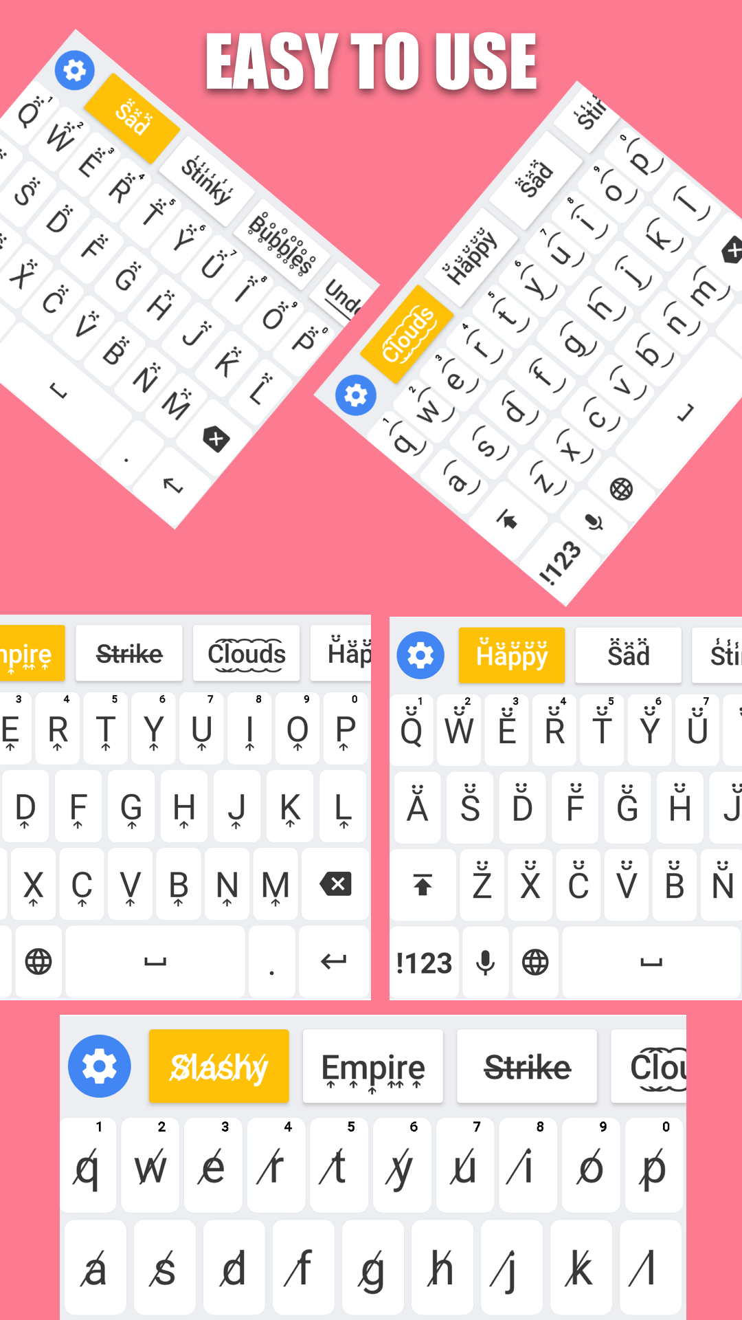 اسکرین شات 3 برنامه Fonts Keyboard - Fonts & Emoji