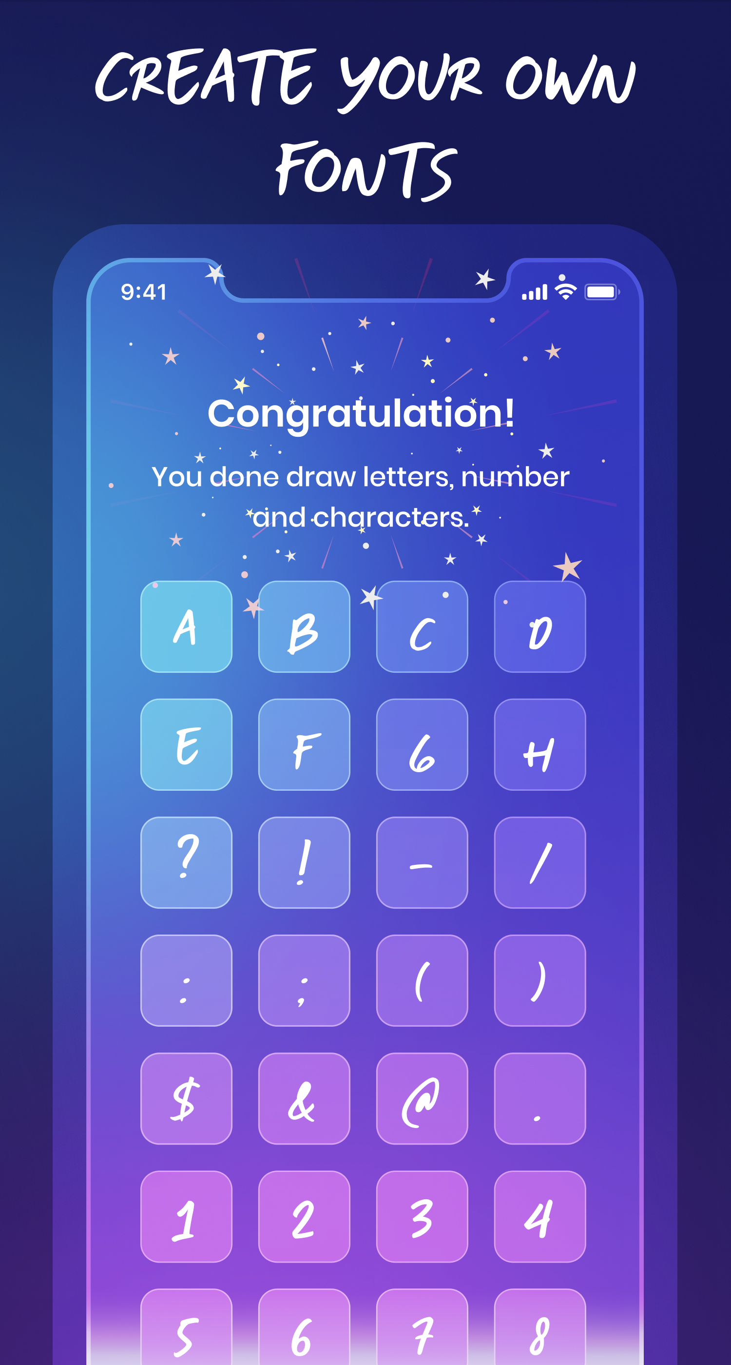 اسکرین شات 4 برنامه Font Maker - FFont