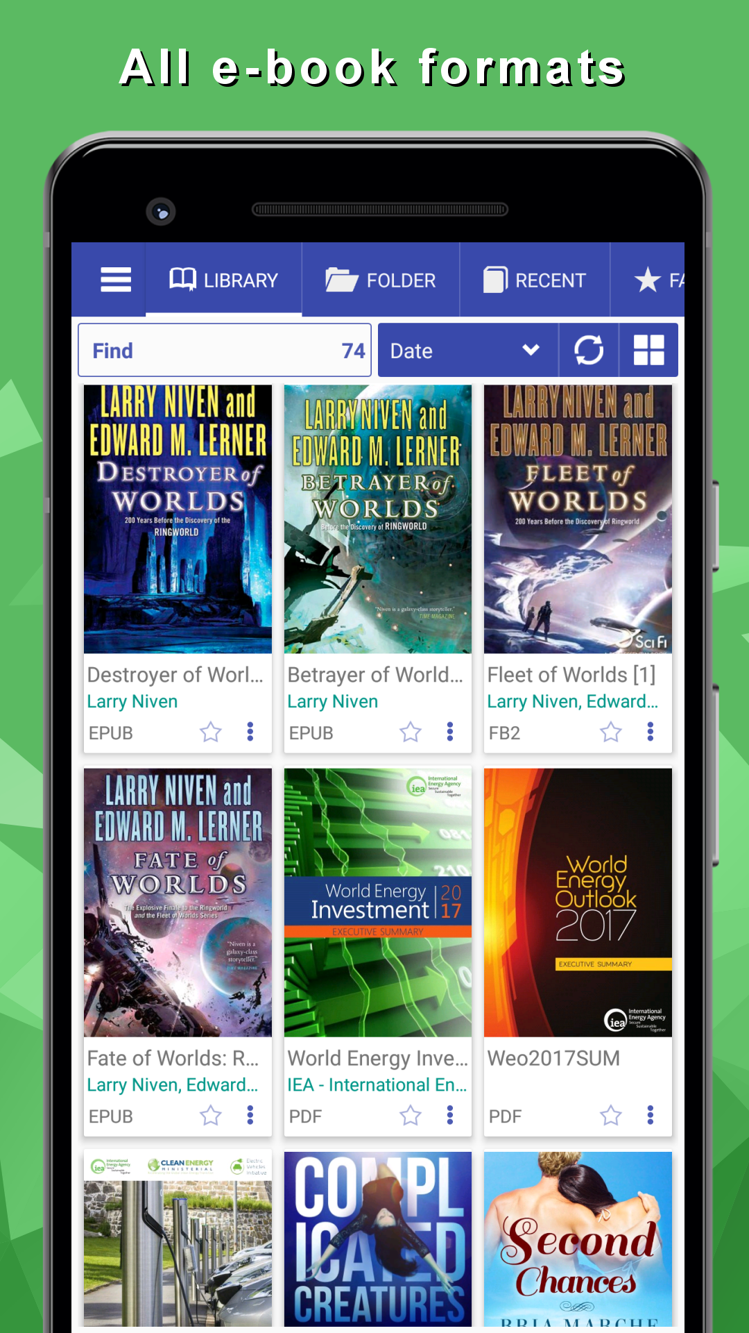 اسکرین شات 1 برنامه Librera: all for book reading