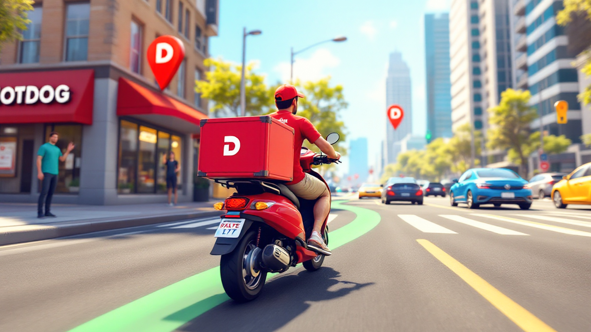 اسکرین شات 2 بازی Food Delivery Boy Game