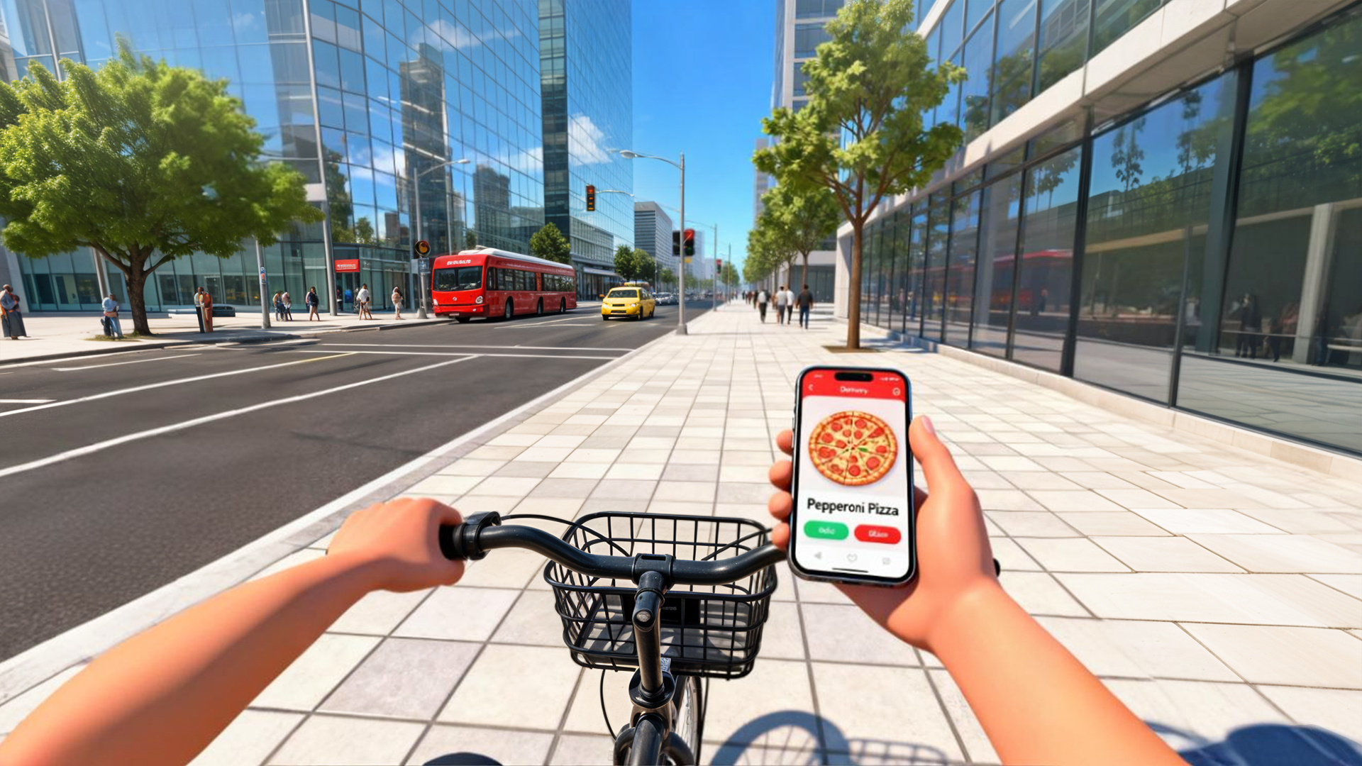 اسکرین شات 1 بازی Food Delivery Boy Game