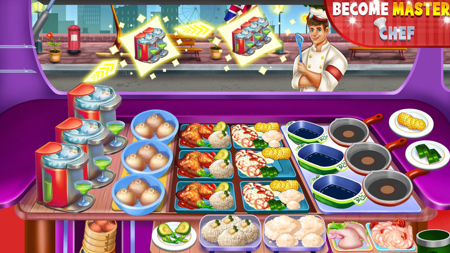 اسکرین شات 2 بازی Food truck Empire Cooking Game