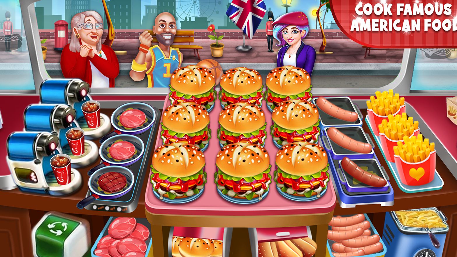 اسکرین شات 3 بازی Food truck Empire Cooking Game