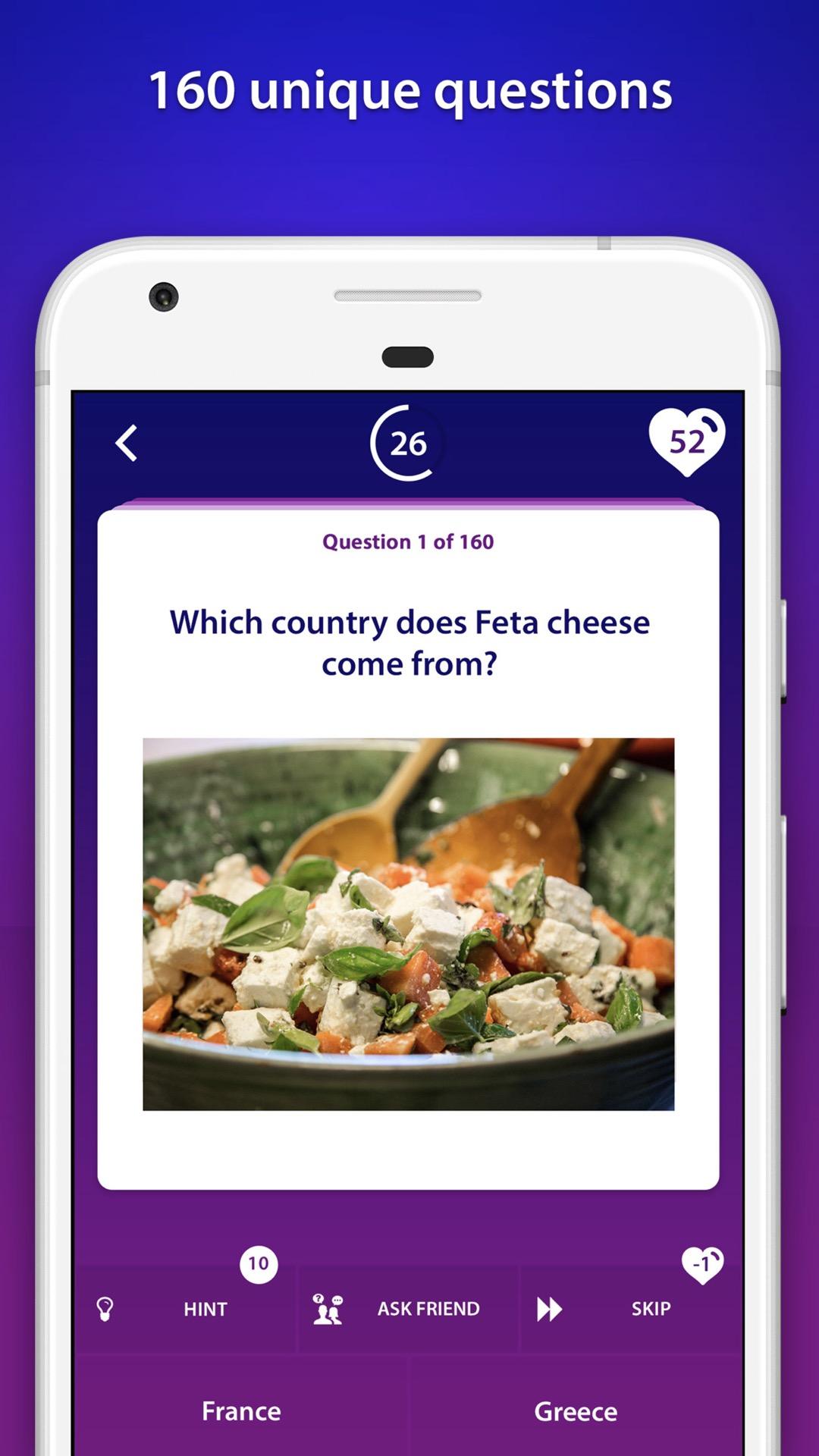 اسکرین شات 2 بازی Food Quiz