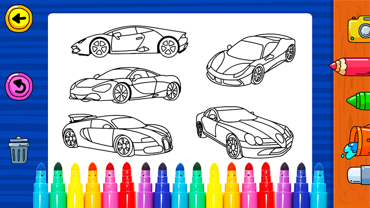 اسکرین شات 7 بازی Learn Coloring & Drawing Car Games for Kids