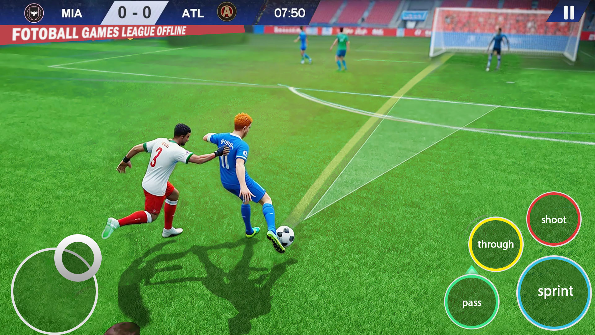 اسکرین شات 3 بازی Football Games League Offline