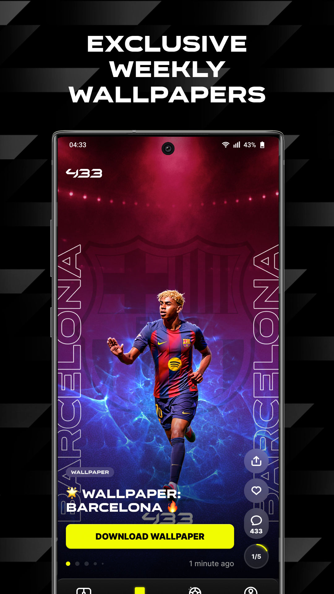 اسکرین شات 5 برنامه 433 | The Home of Football