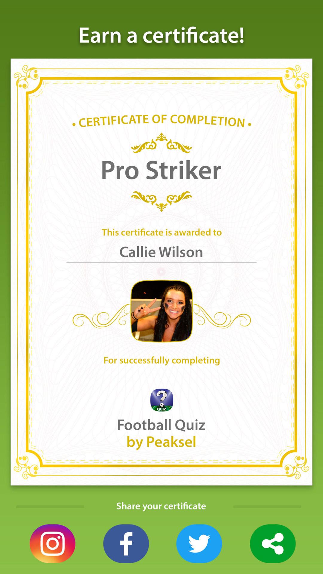اسکرین شات 5 برنامه Soccer Quiz: Football Trivia