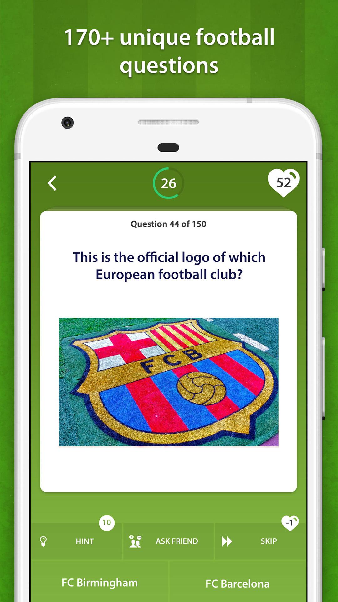 اسکرین شات 2 برنامه Soccer Quiz: Football Trivia