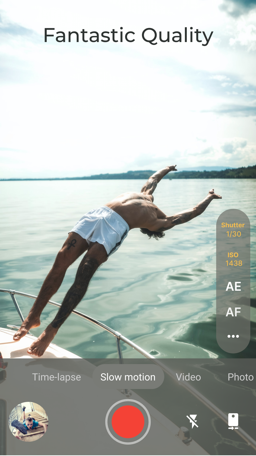 اسکرین شات 1 برنامه Footej Camera - PRO HD Camera