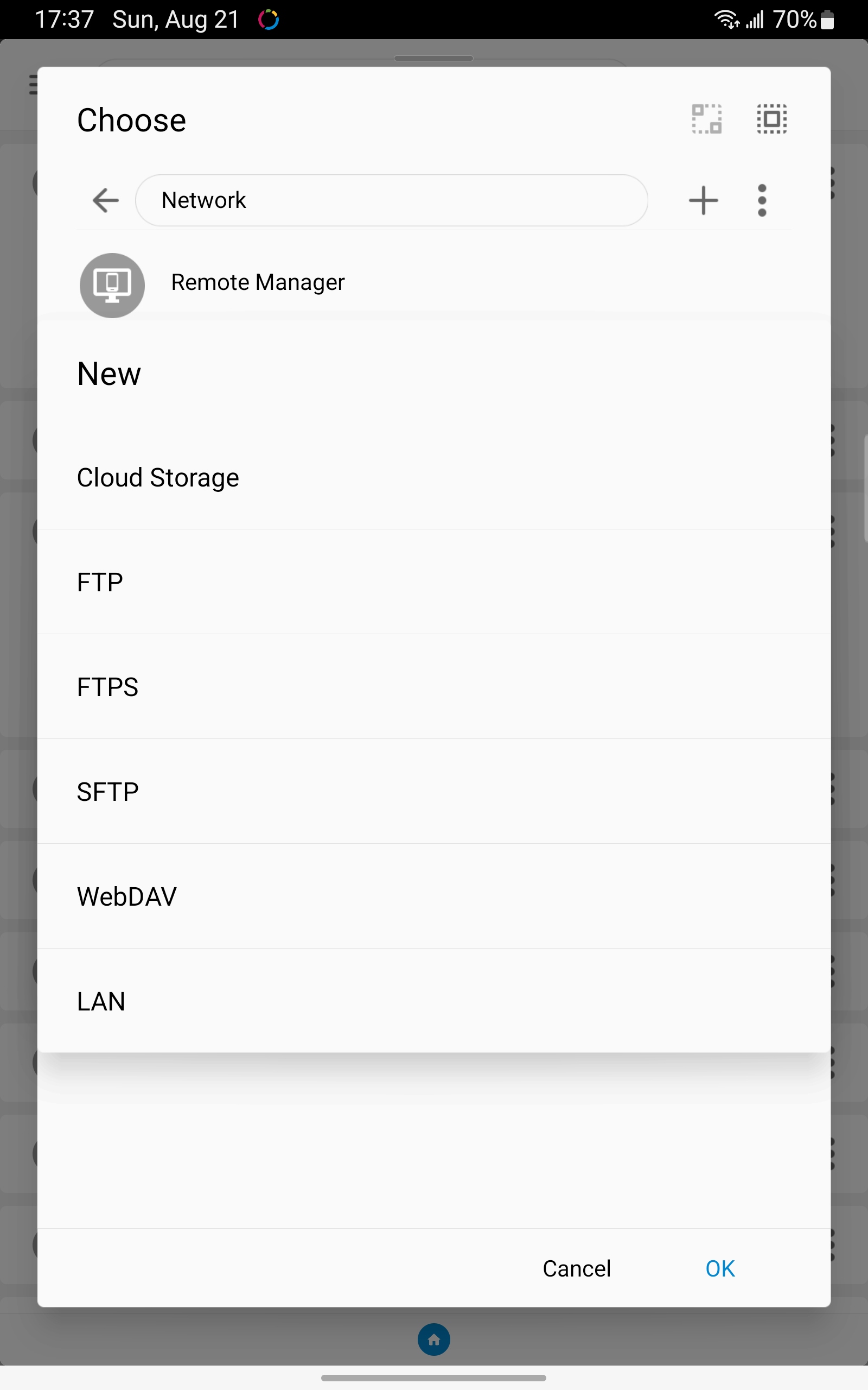 اسکرین شات 2 برنامه FV File Explorer