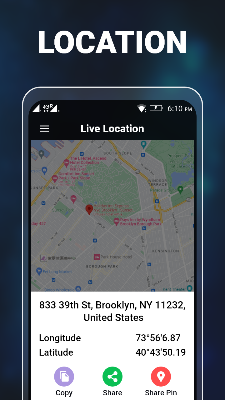 اسکرین شات 2 برنامه Compass - Accurate & Digital