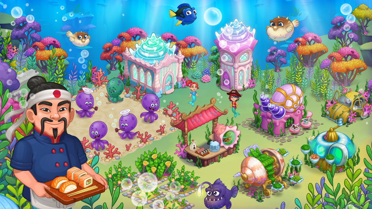 اسکرین شات 6 بازی Aquarium Farm - water journey