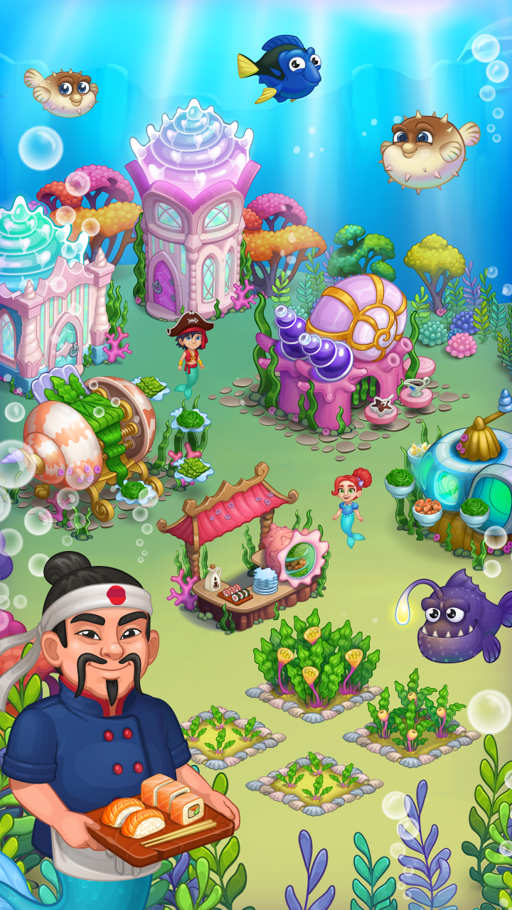 اسکرین شات 3 بازی Aquarium Farm - water journey