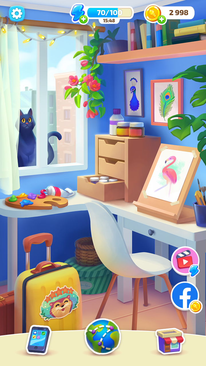 اسکرین شات 5 بازی Color Story - paint journey