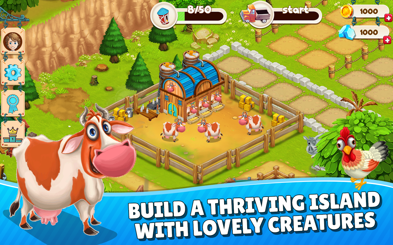 اسکرین شات 1 بازی Farm Village City Market