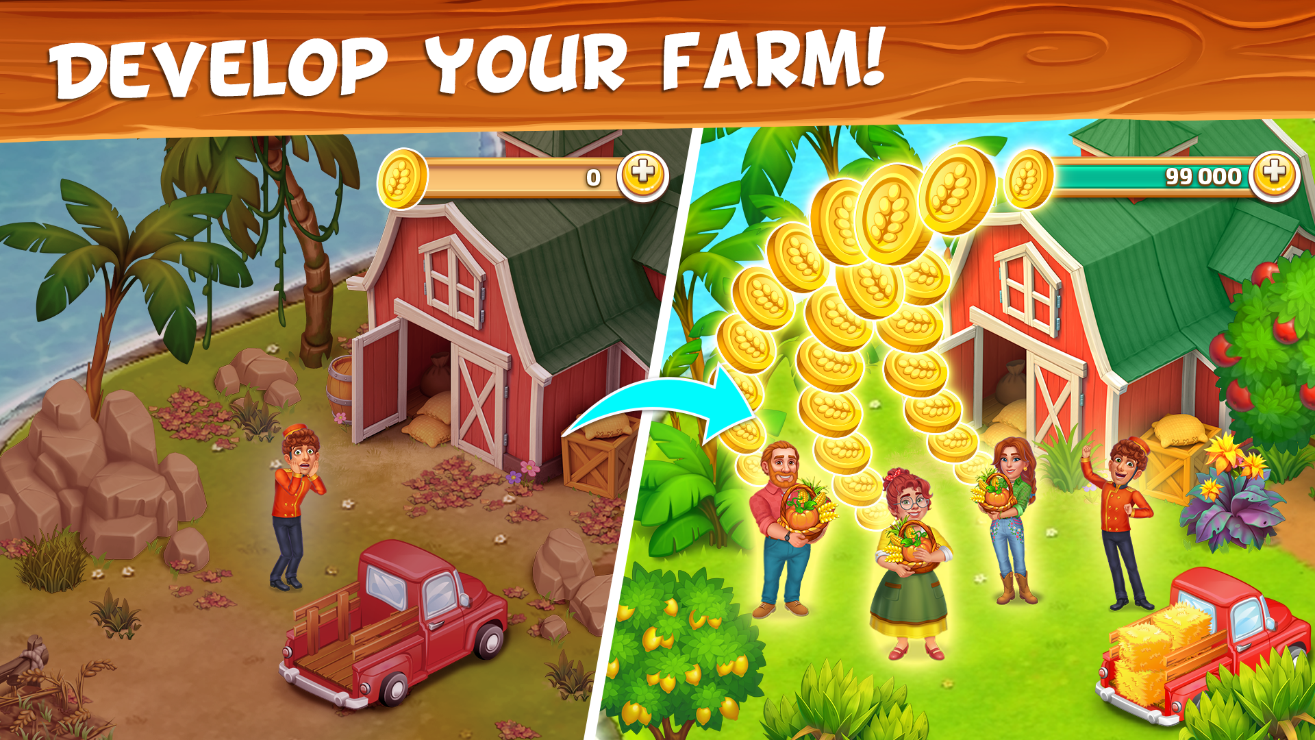 اسکرین شات 6 بازی Farm Island - Journey Story