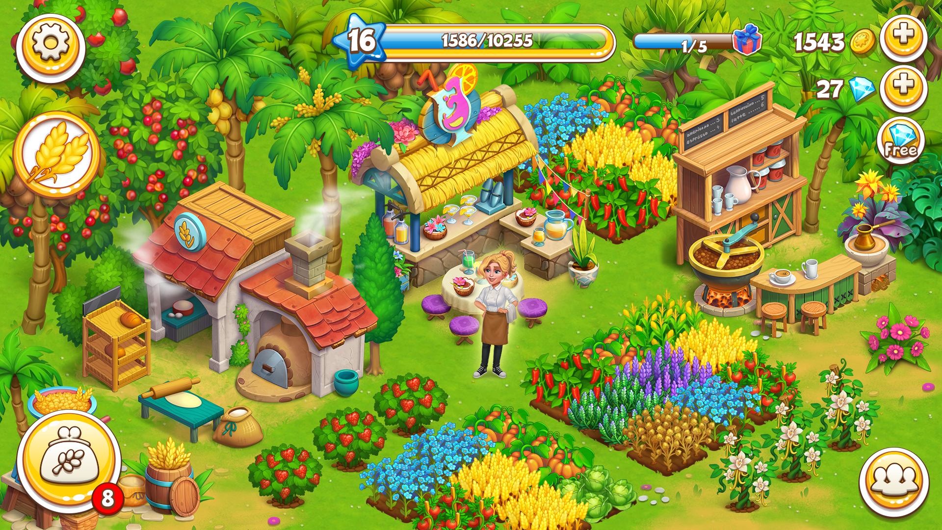 اسکرین شات 8 بازی Farm Island - Journey Story