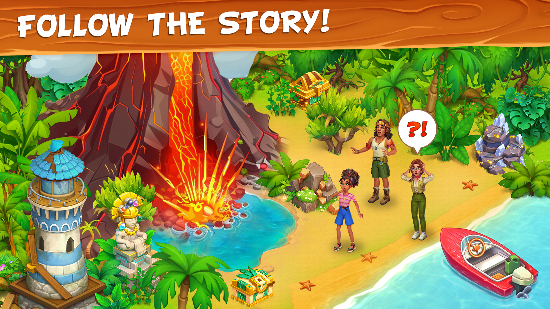 اسکرین شات 2 بازی Farm Island - Journey Story