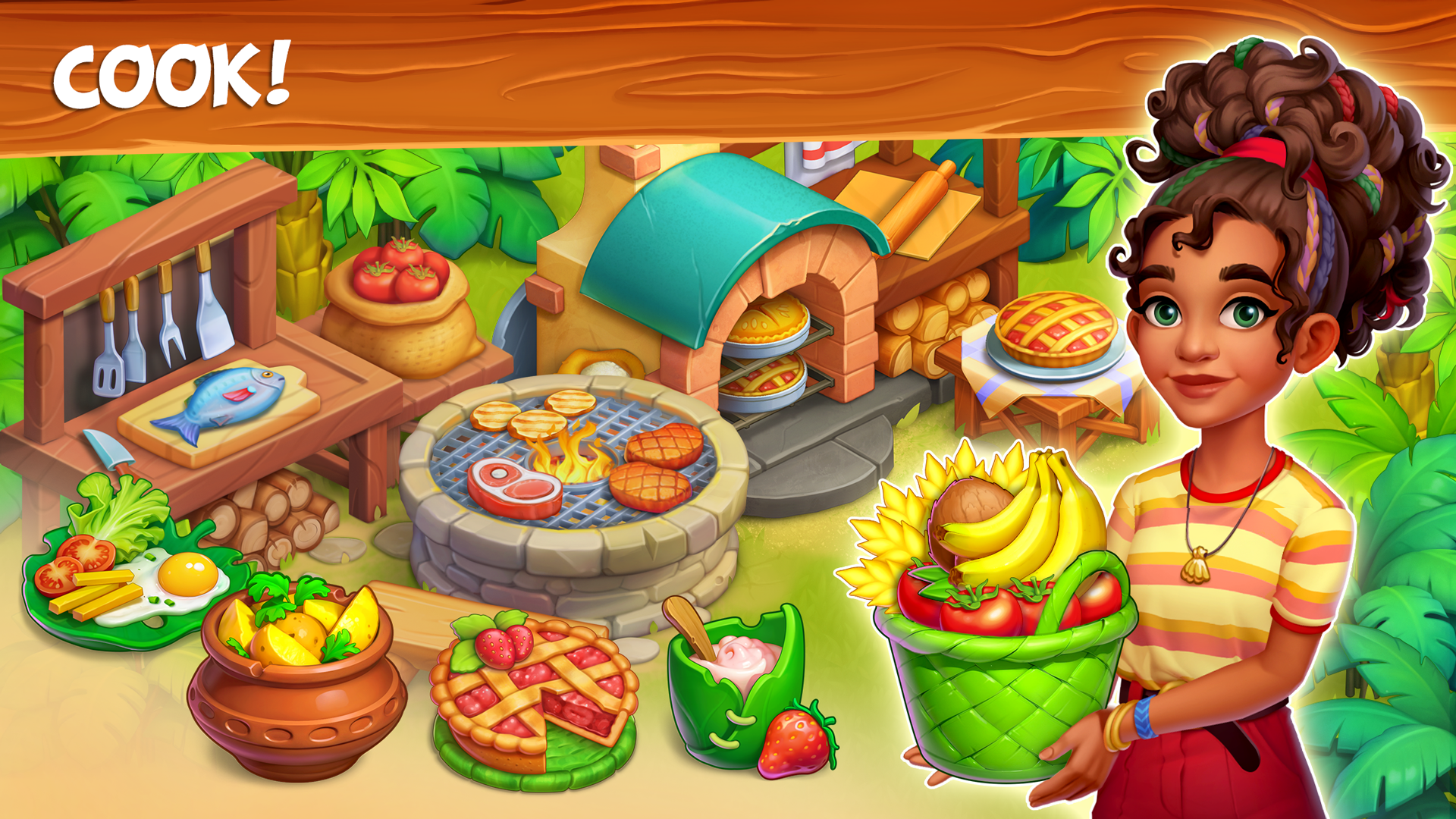 اسکرین شات 5 بازی Farm Island - Family Journey