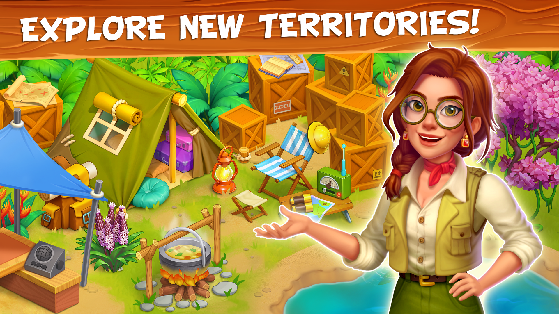 اسکرین شات 4 بازی Farm Island - Family Journey