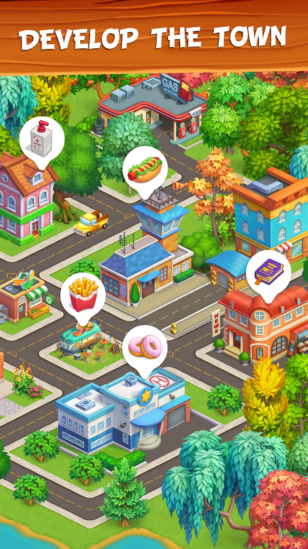 اسکرین شات 8 بازی Farm Town Village Build Story