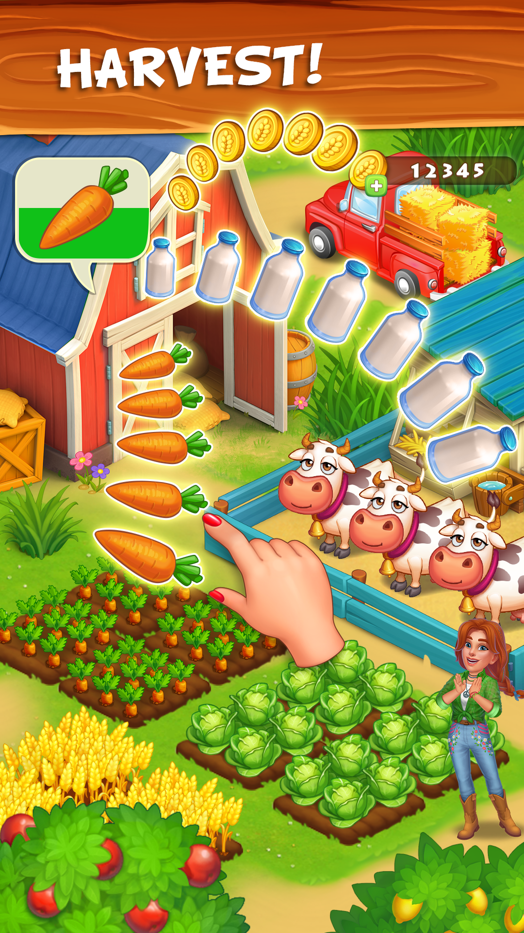 اسکرین شات 3 بازی Family Farm Town Village Story