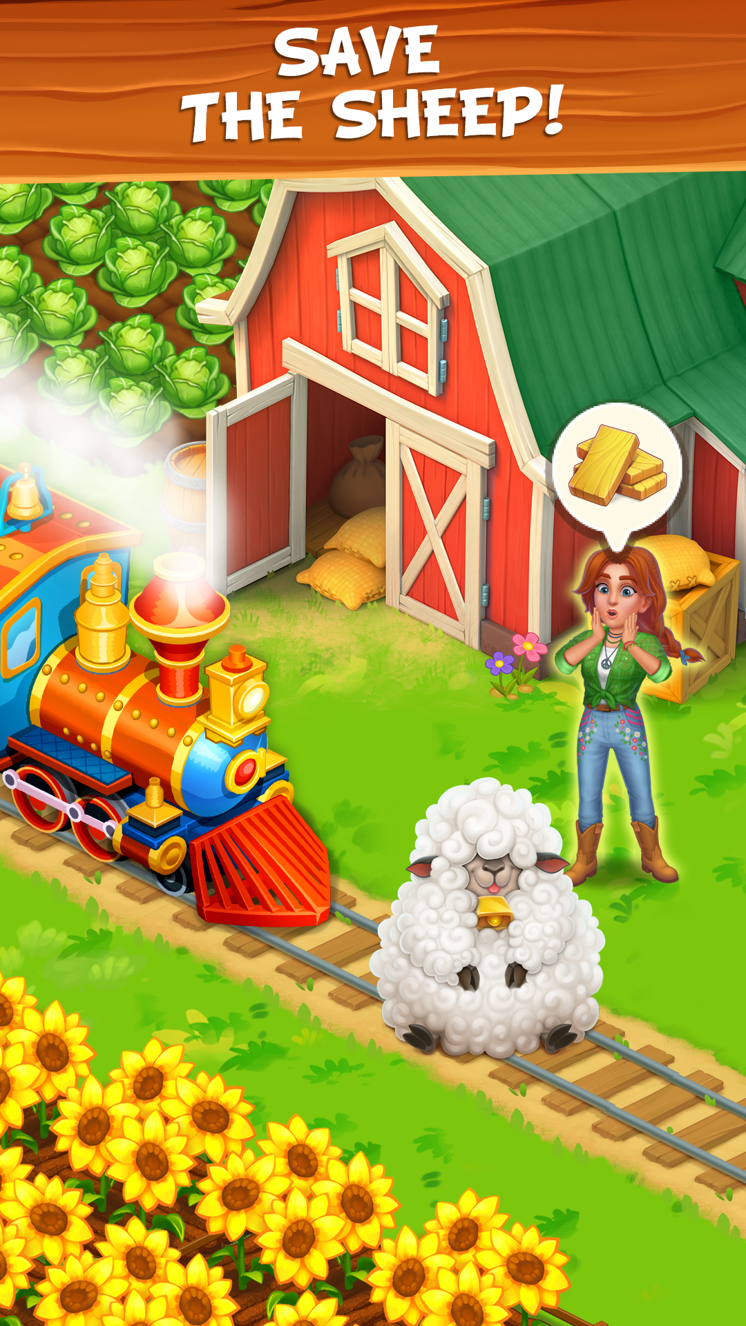 اسکرین شات 6 بازی Farm Town Village Build Story
