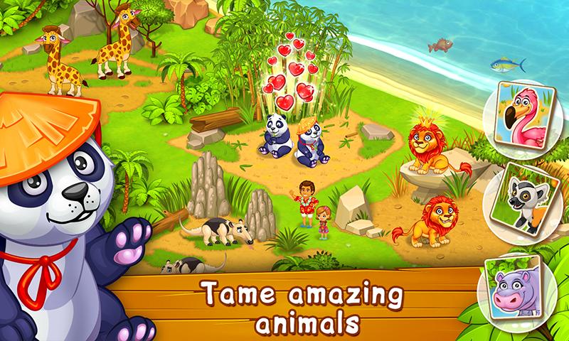 اسکرین شات 4 بازی Farm Zoo: Bay Island Village