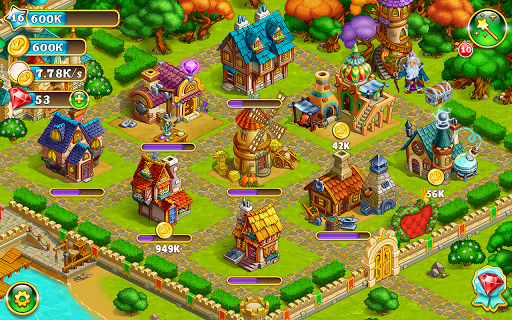 اسکرین شات 5 بازی Idle Magic:Builder,Miner,Farmer at Click Away City