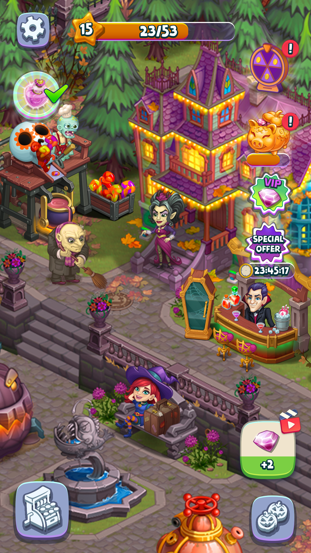 اسکرین شات 8 بازی Halloween Farm: Monster Family