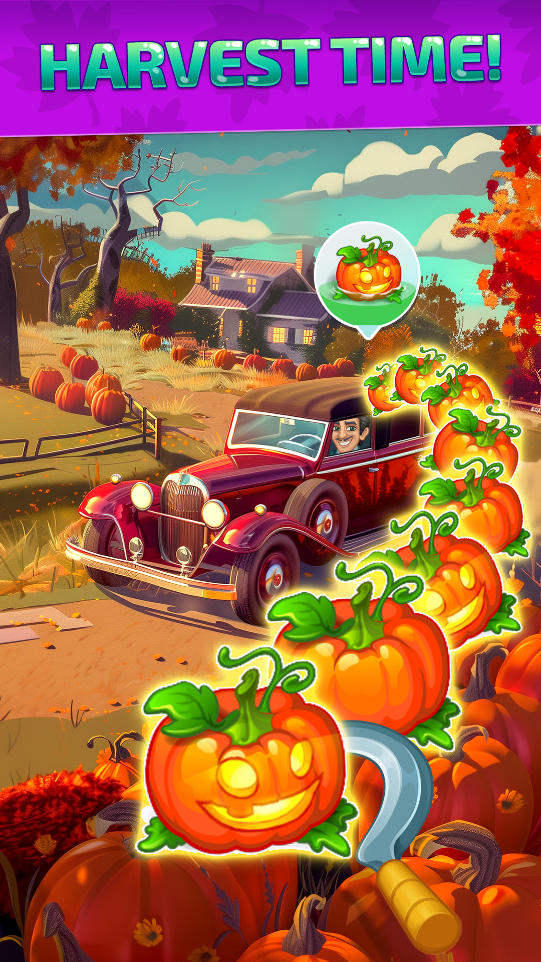 اسکرین شات 6 بازی Halloween Farm: Monster Family