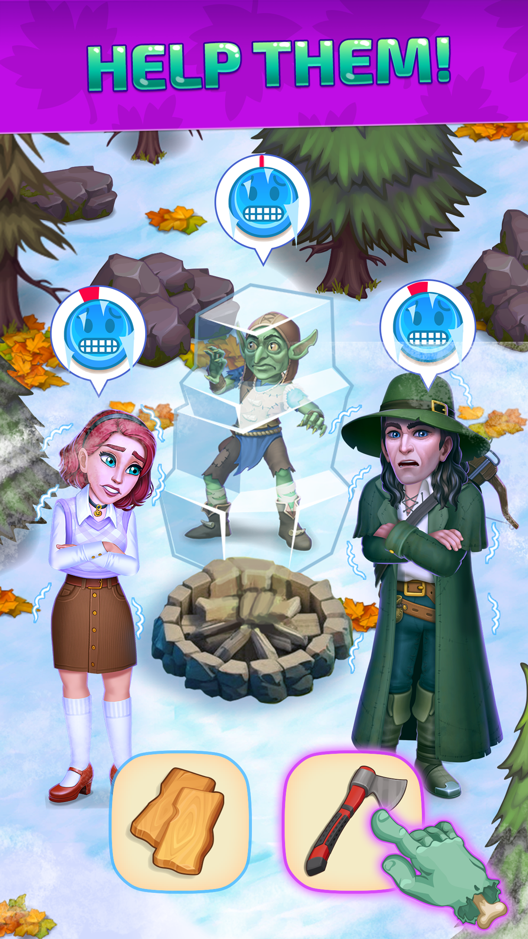 اسکرین شات 5 بازی Halloween Farm: Monster Family