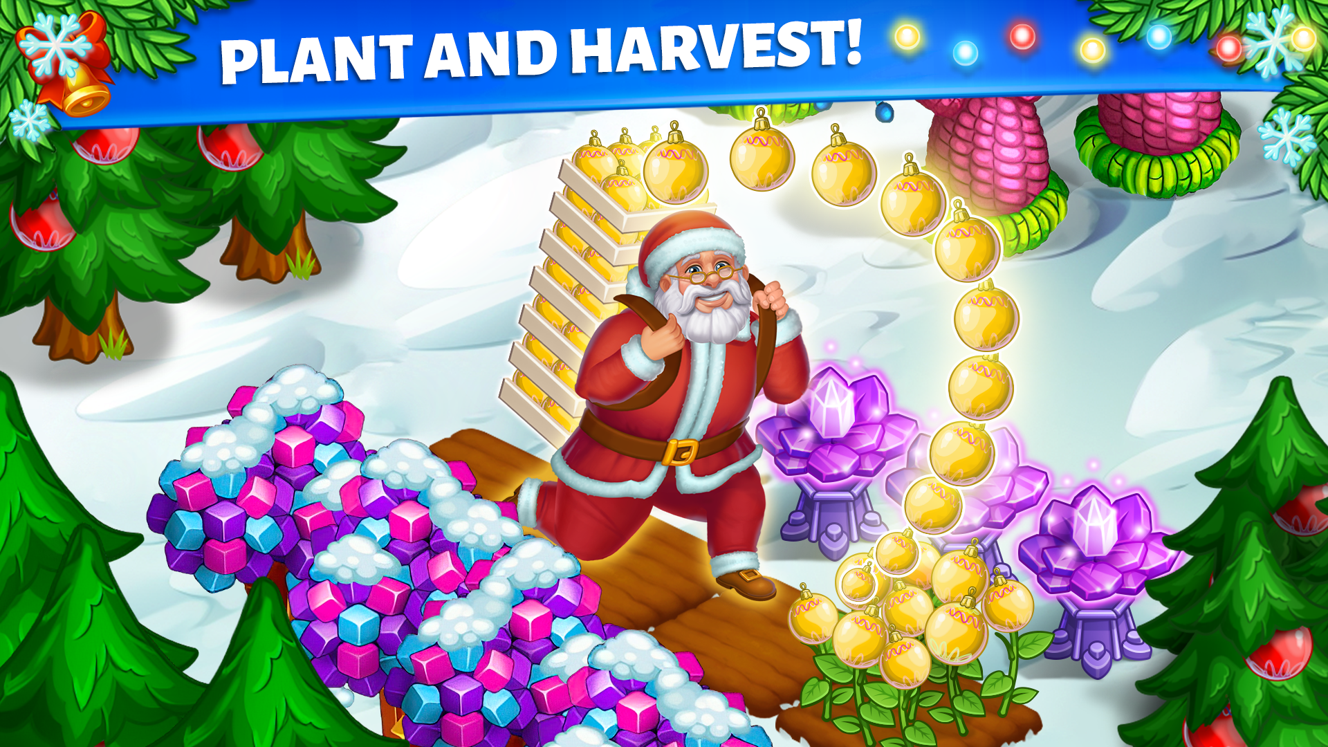 اسکرین شات 2 بازی Snow Farm - Santa Family story