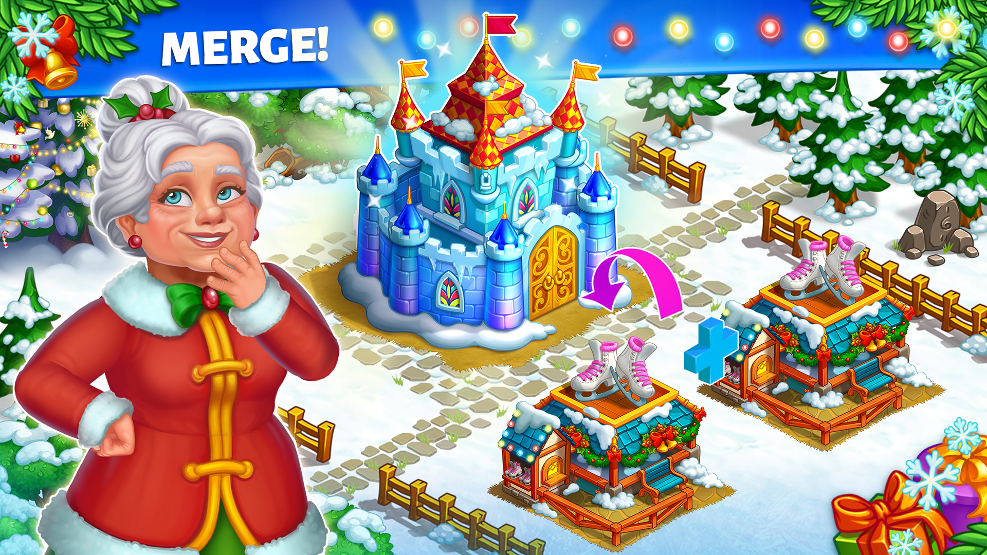 اسکرین شات 4 بازی Snow Farm - Santa Family story