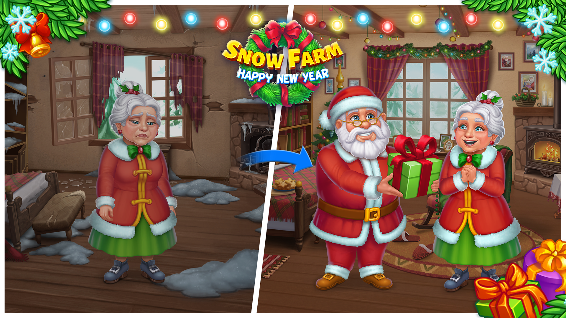 اسکرین شات 3 بازی Snow Farm - Santa Family story