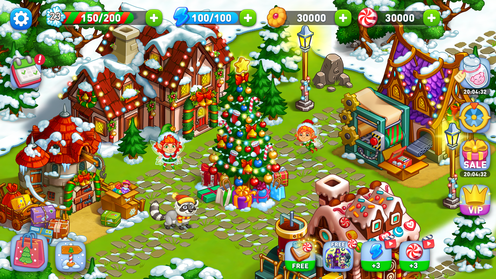 اسکرین شات 8 بازی Snow Farm - Santa Family story