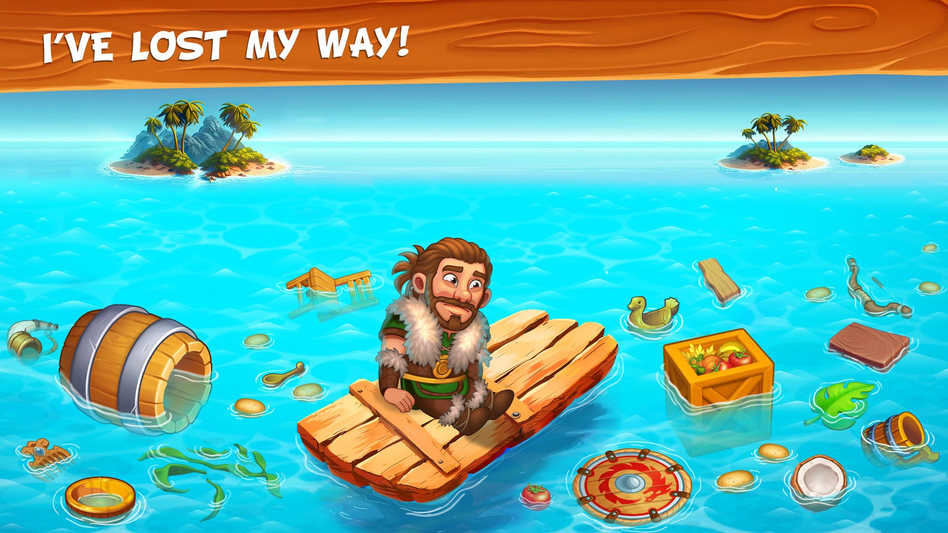 اسکرین شات 3 بازی Vikings and Dragon Island Farm