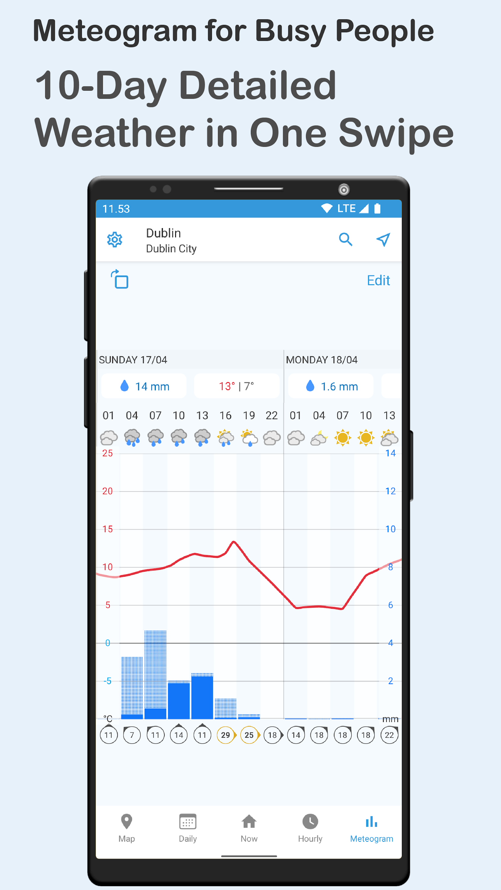 اسکرین شات 6 برنامه Foreca Weather