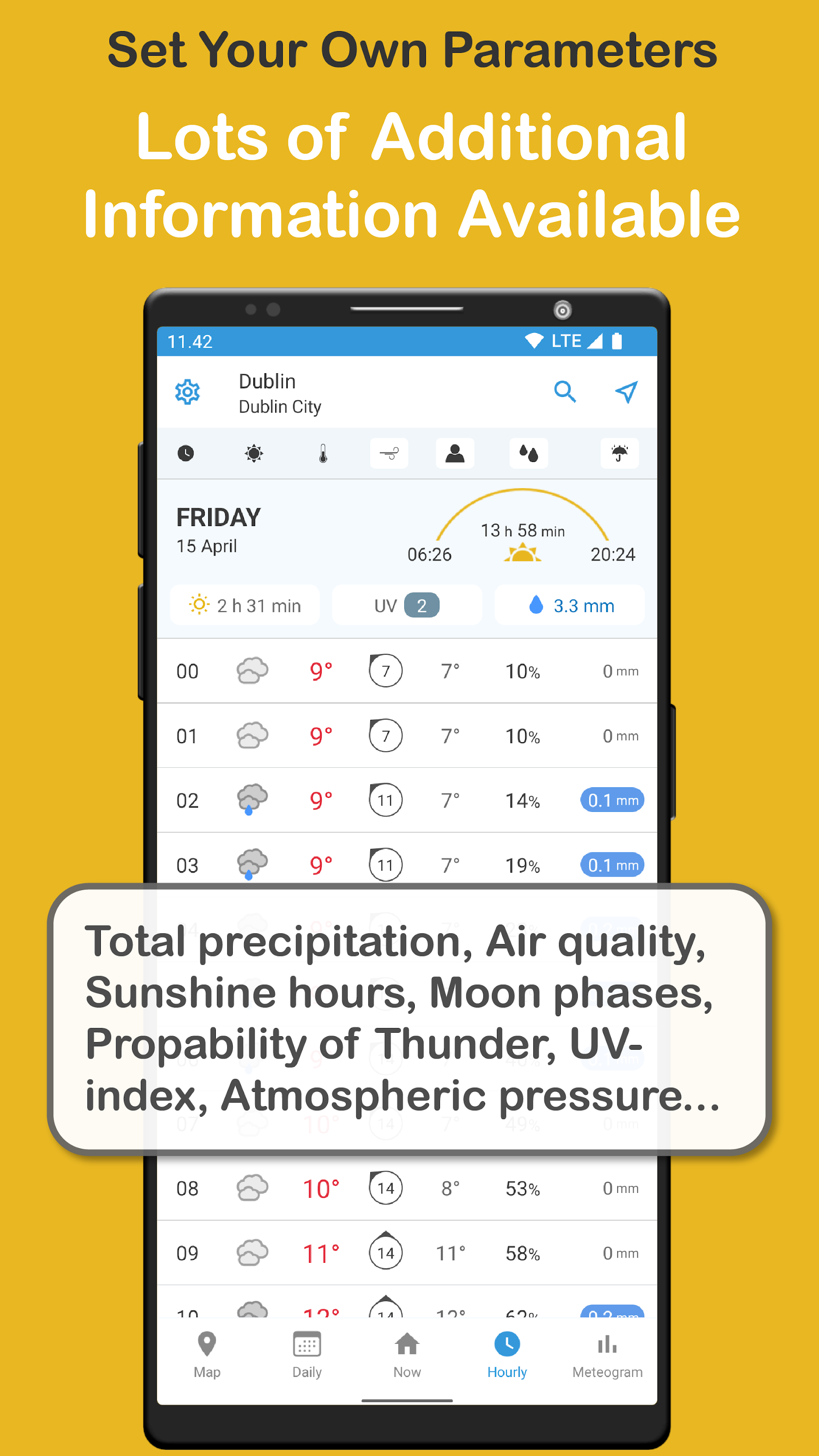 اسکرین شات 4 برنامه Foreca Weather